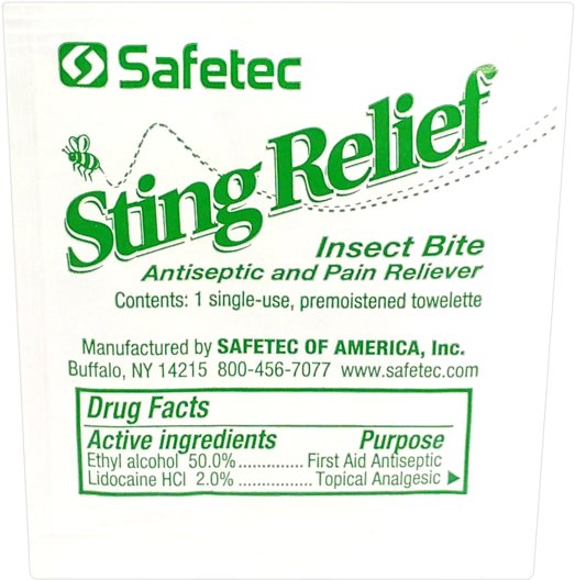 Sting Relief Wipes (10 Pack) (600x600), Png Download