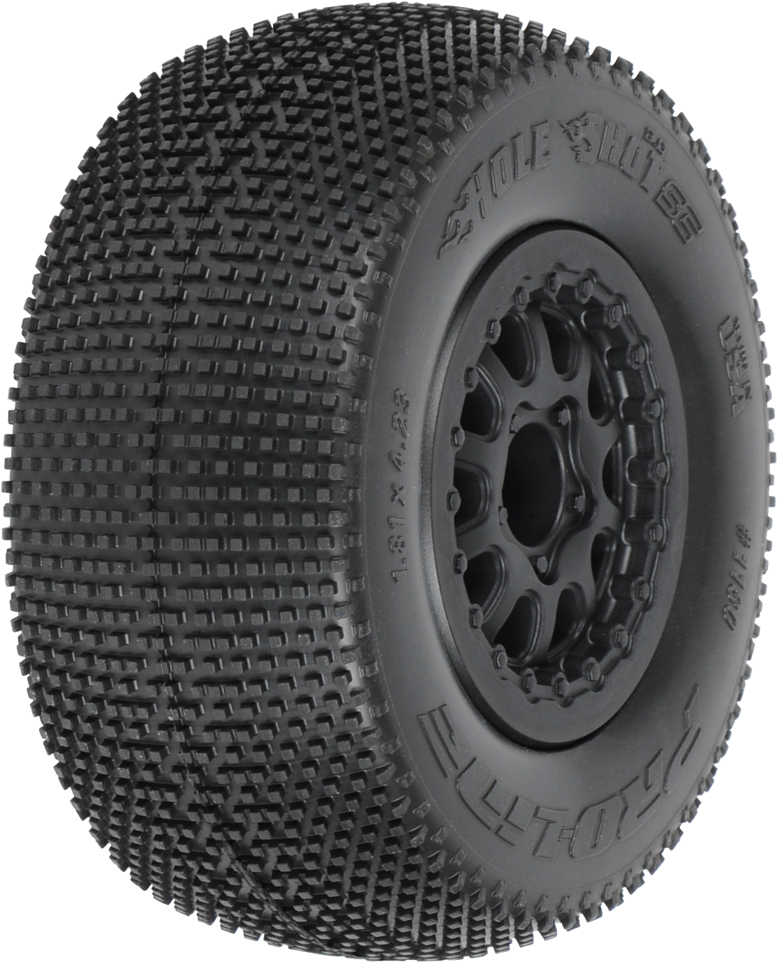 1180-slash - Proline Hole-shot 2.0 Sc 2.2/3.0 M3 (soft) Tires On (1174x1432), Png Download