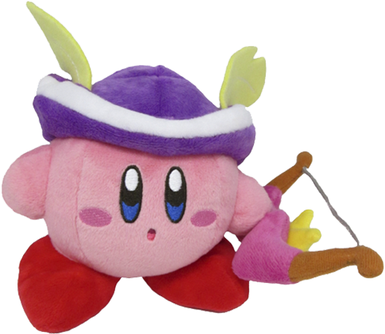 Little Buddy - Kirby - Plush - Kirby - Sniper - 5 Inch - Archer Kirby Plush (640x480), Png Download