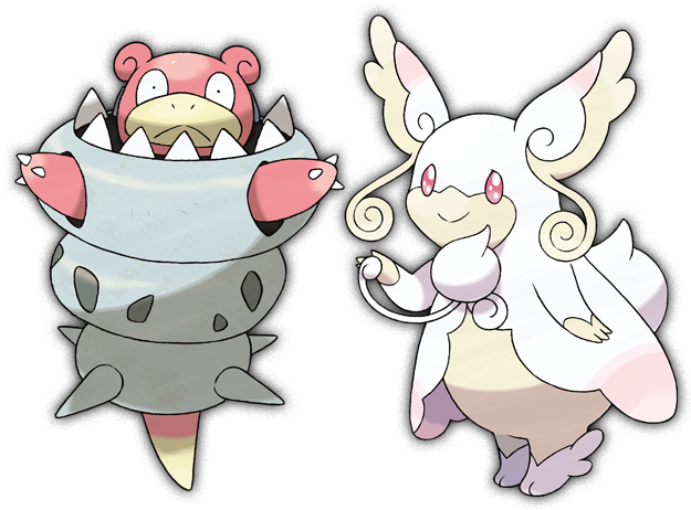 Site Oficial De Pokémon Coreano, Foi Durante O Decorrer - Pokemon Slowbro Mega (649x480), Png Download