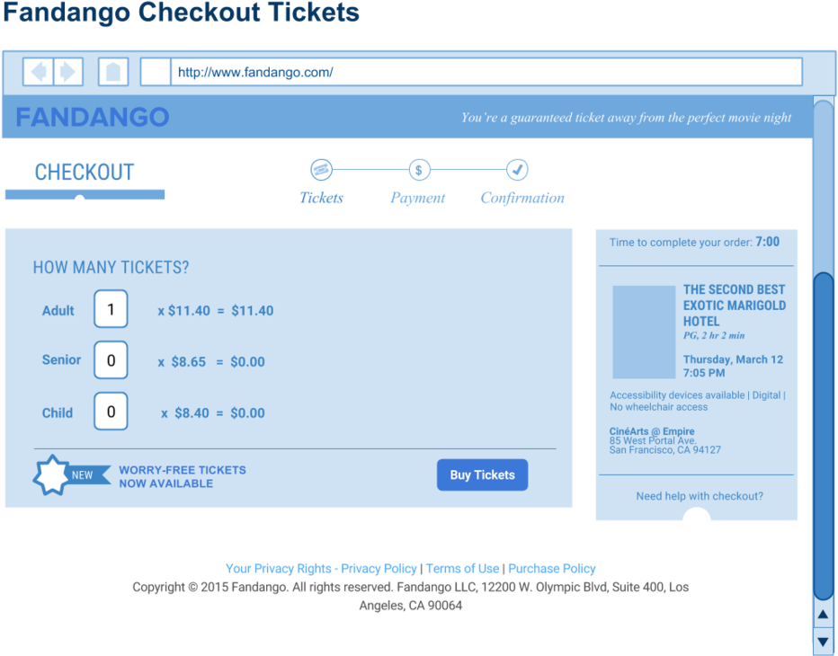 Download Fandango Check Out Tickets Ticket Full Size PNG Image PNGkit