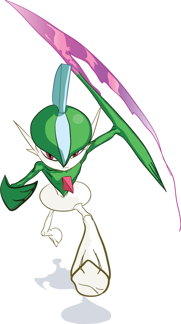 Png - Poderes Do Gallade Pokémon (603x1078), Png Download