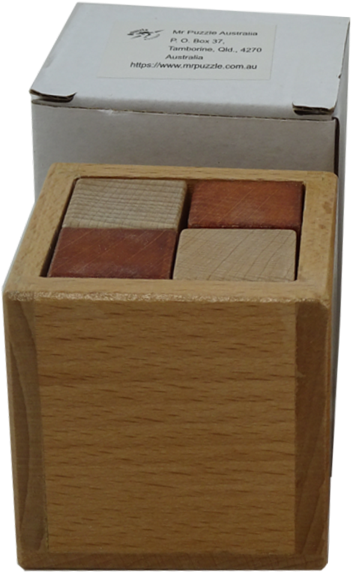 3d Wooden Brainteaser With Box - Brain Teaser (600x600), Png Download