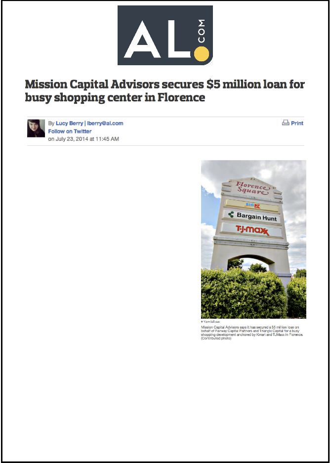 Florence, Alabama Mission Capital Advisors Says It - Huntsville Times (668x937), Png Download
