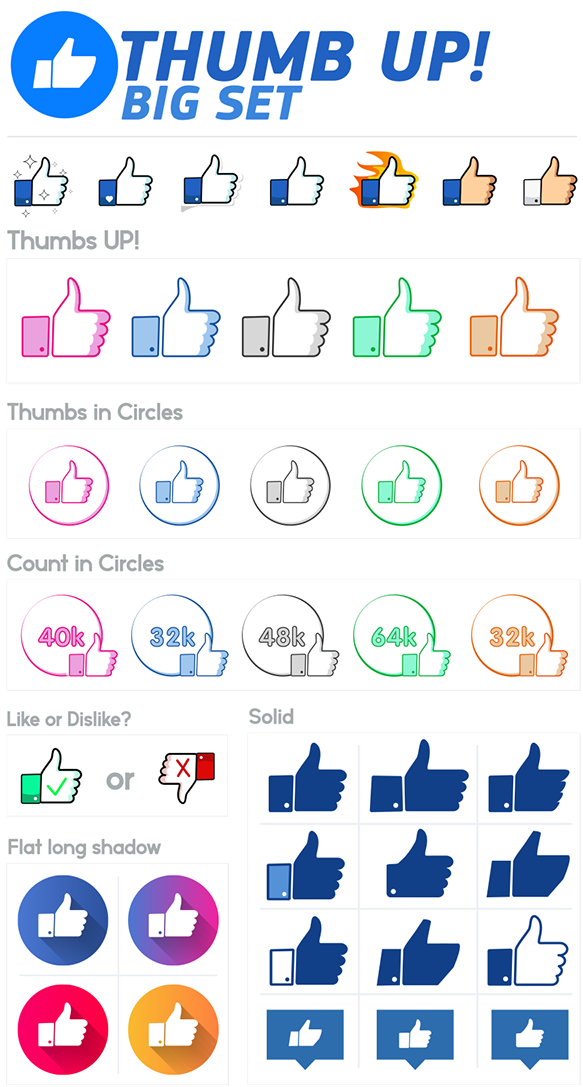 Thumb Up Bit Set - Lilac (600x1117), Png Download