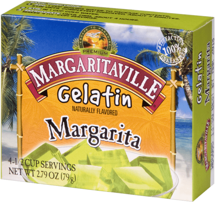Margaritaville Margarita Gelatin - Margaritaville 2.79oz Gelatin - Margarita (1024x734), Png Download