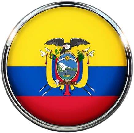 Bandera Ecuador Png - Ecuador Round Flag (700x700), Png Download