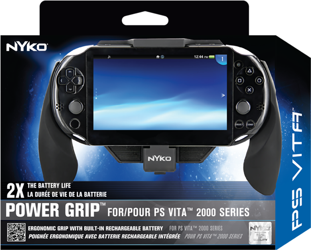 Download Power Grip For Ps Vita Nyko Power Grip External Battery Pack Full Size PNG Image