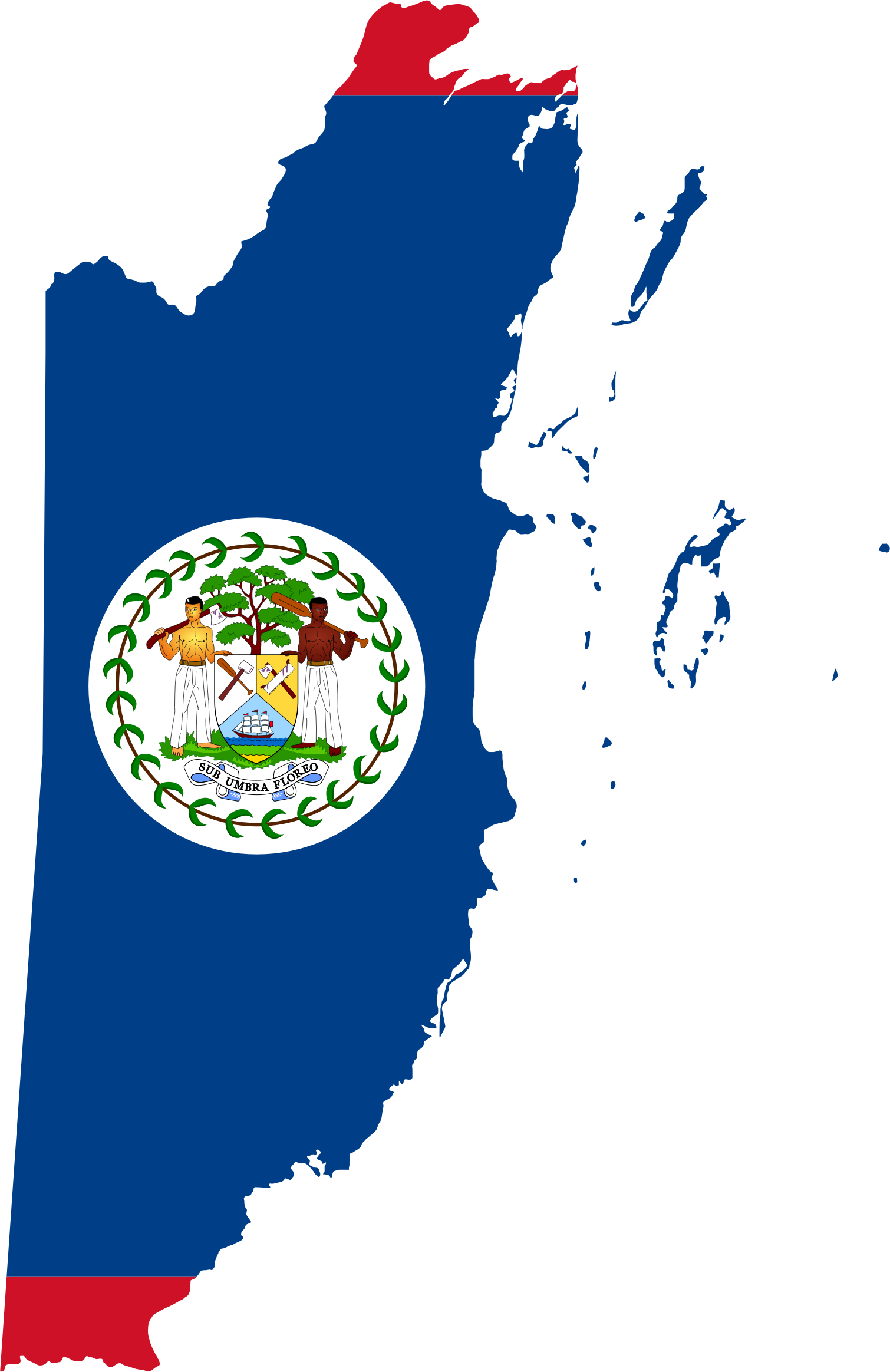 Clipart Map Flag Pinterest - Belize Map Flag (1510x2328), Png Download