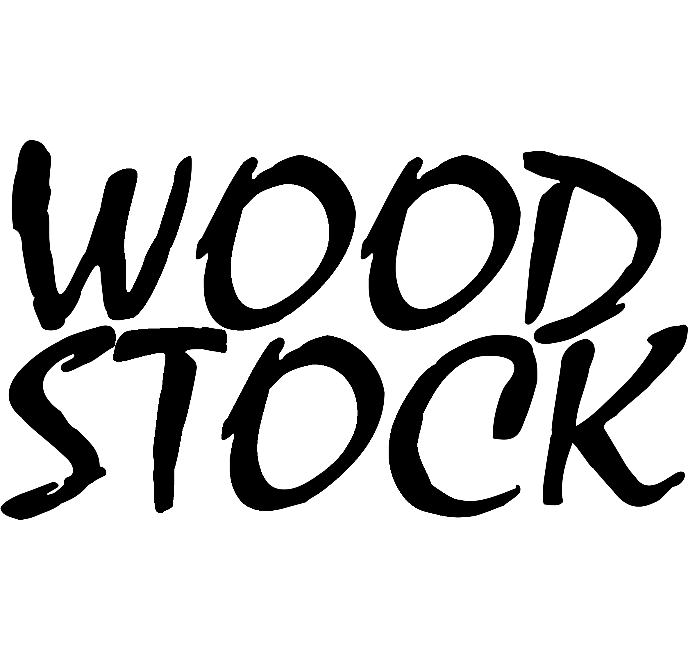 Download Woodstock Logo Black And White Wood Stock Logo Full Size