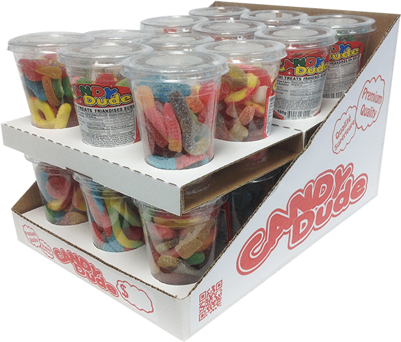Gummy Candy Cups - Candy Cups (600x515), Png Download
