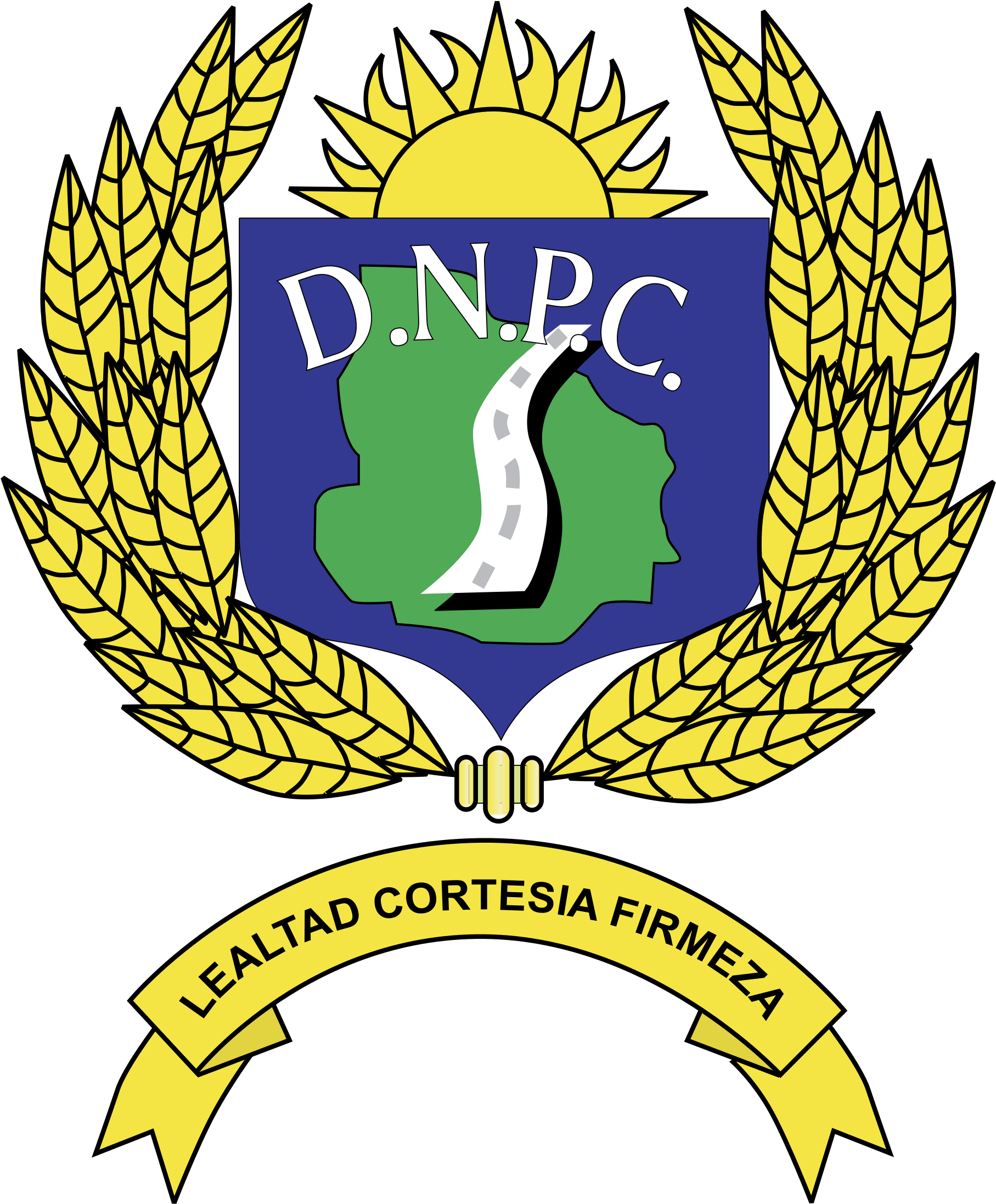 Policia Caminera Uruguay Logo Png Transparent - Policia Caminera Logo (2400x2400), Png Download