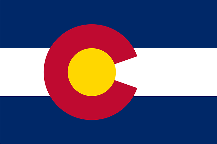 Colorado Flag And Map (800x600), Png Download
