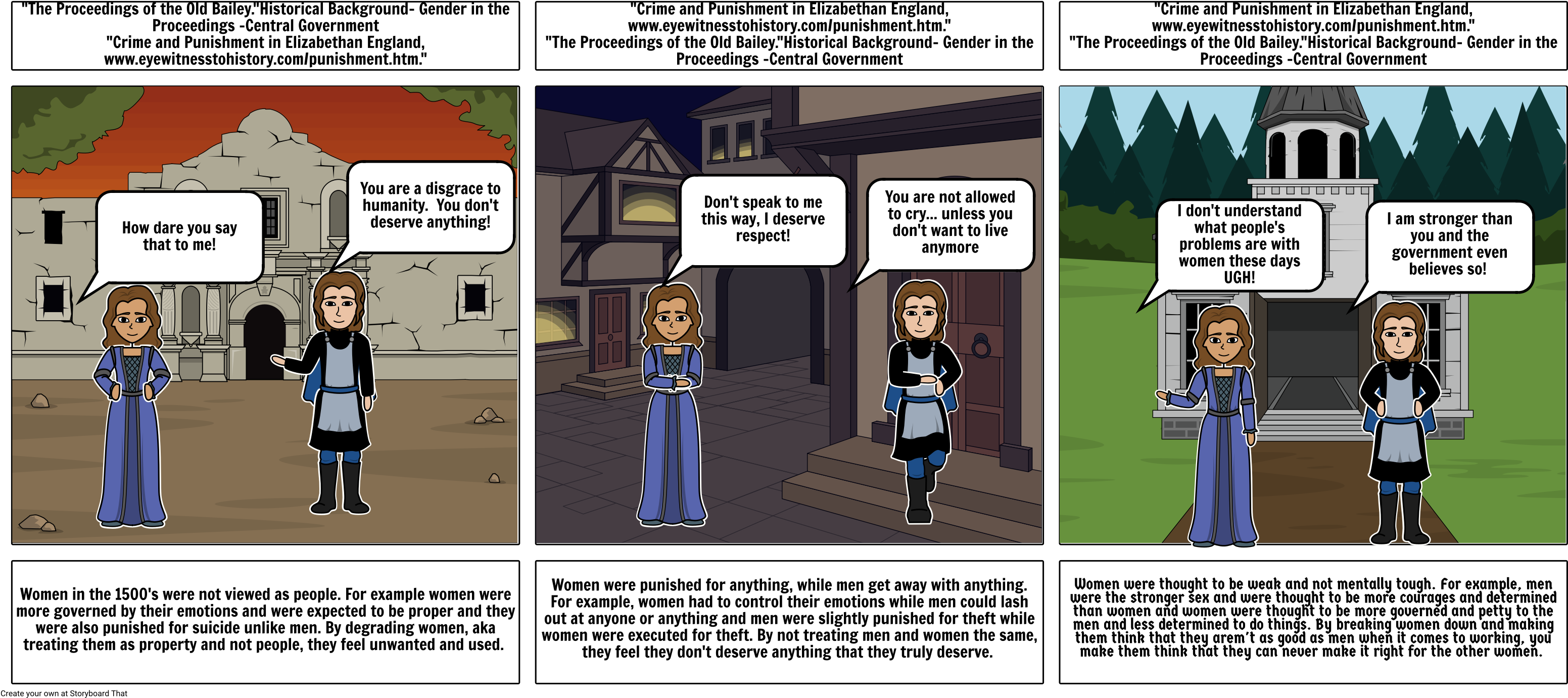 Women In The 1500's Comic Strip (3143x1419), Png Download