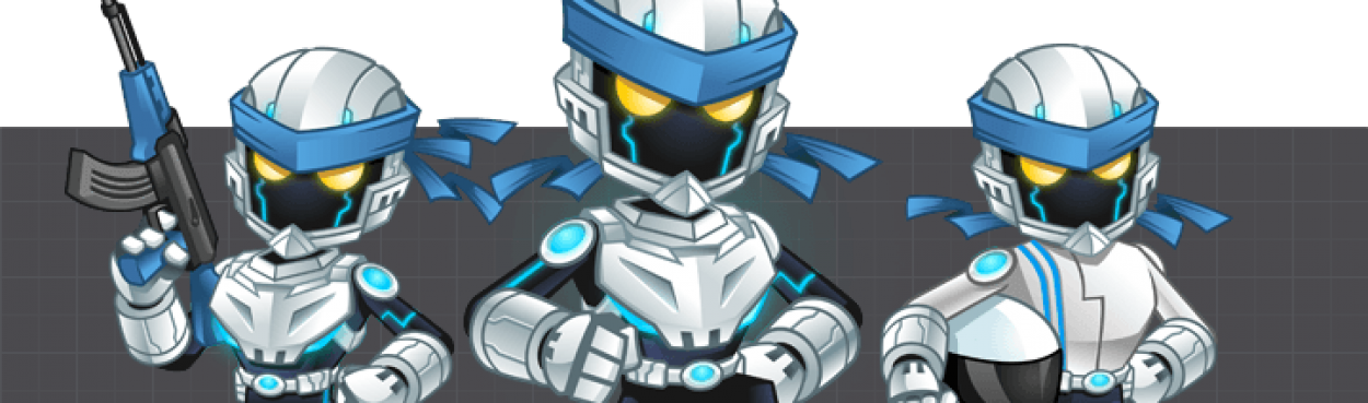 Robot (1250x369), Png Download