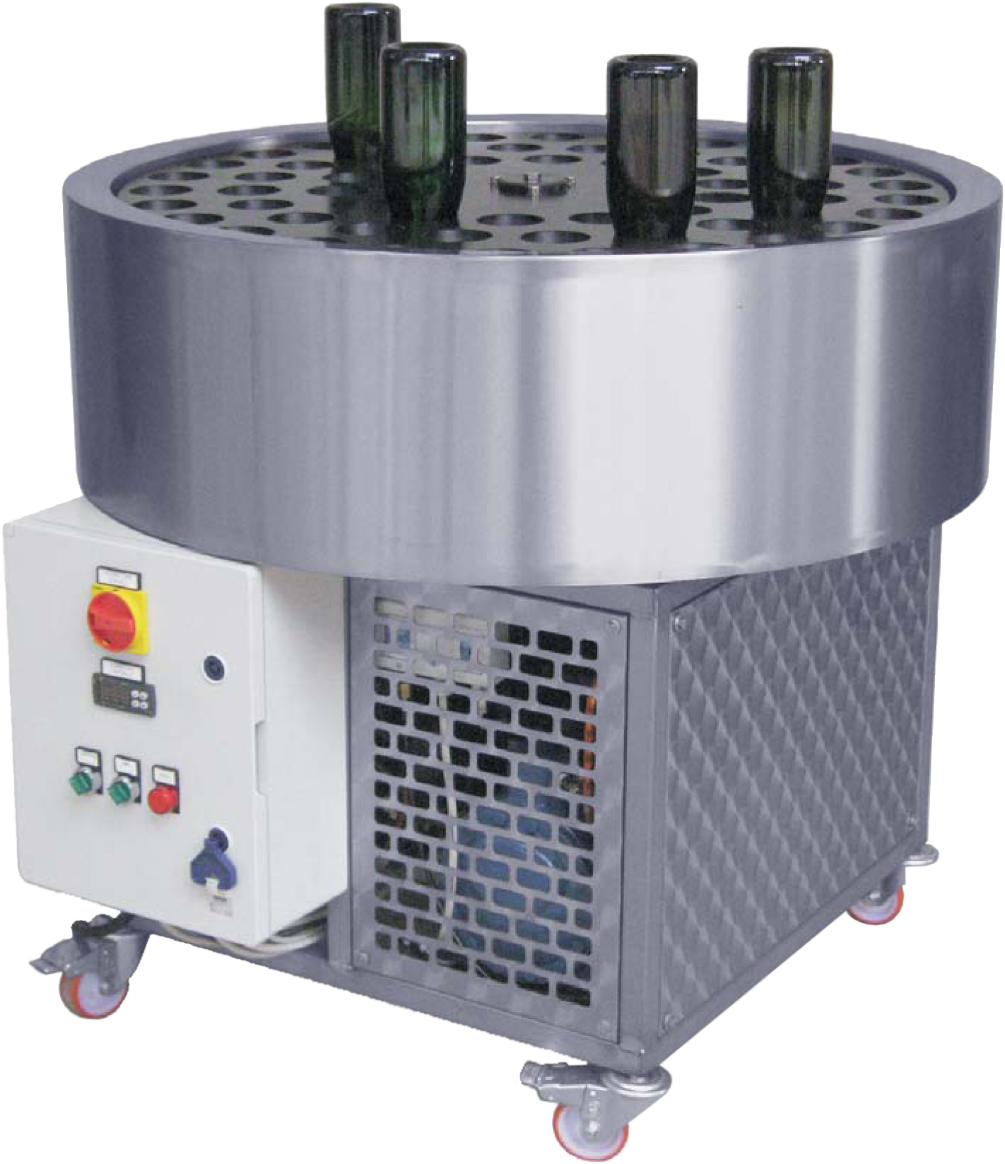 Champagne Neck Freezer - Champagne Bottle Neck Freezing (1422x1647), Png Download