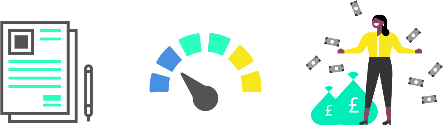 What Counts As A Good Credit Score - Graphic Design (1600x480), Png Download