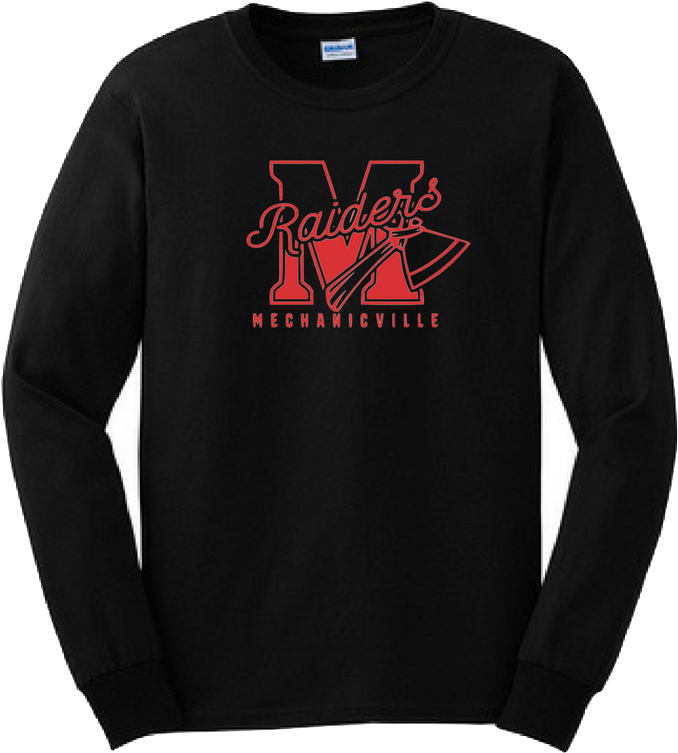 Mechanicville Red Raiders Long Sleeve Tee- Youth & - Maryland (800x800), Png Download