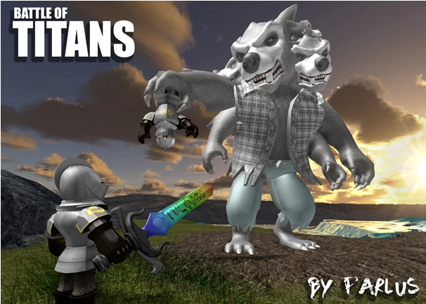 [indev] Battle Of Titans (768x432), Png Download