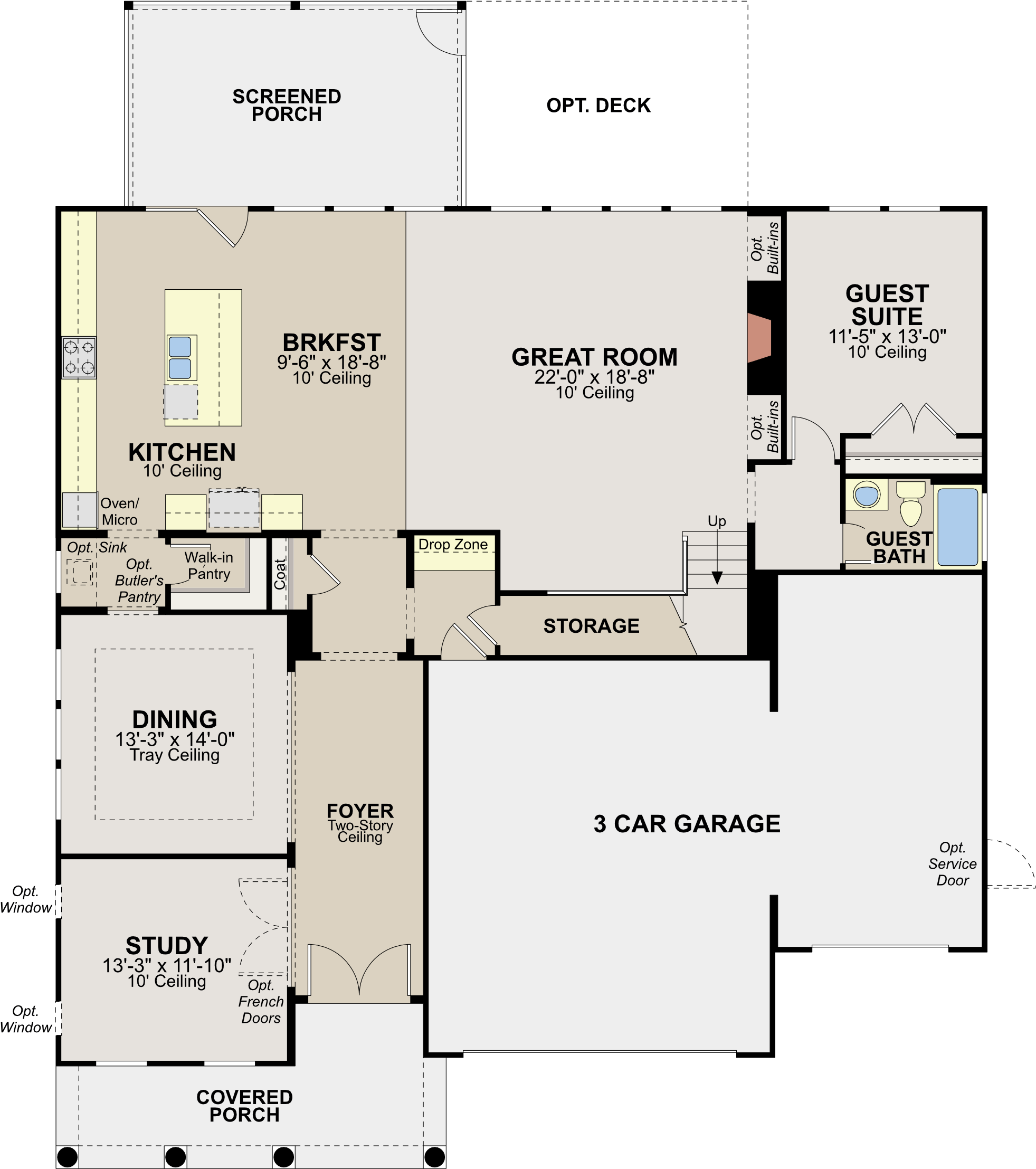 1 - Floor Plan (2000x2372), Png Download