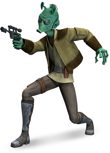 Clone Wars Greedo - Star Wars The Clone Wars Greedo (487x635), Png Download