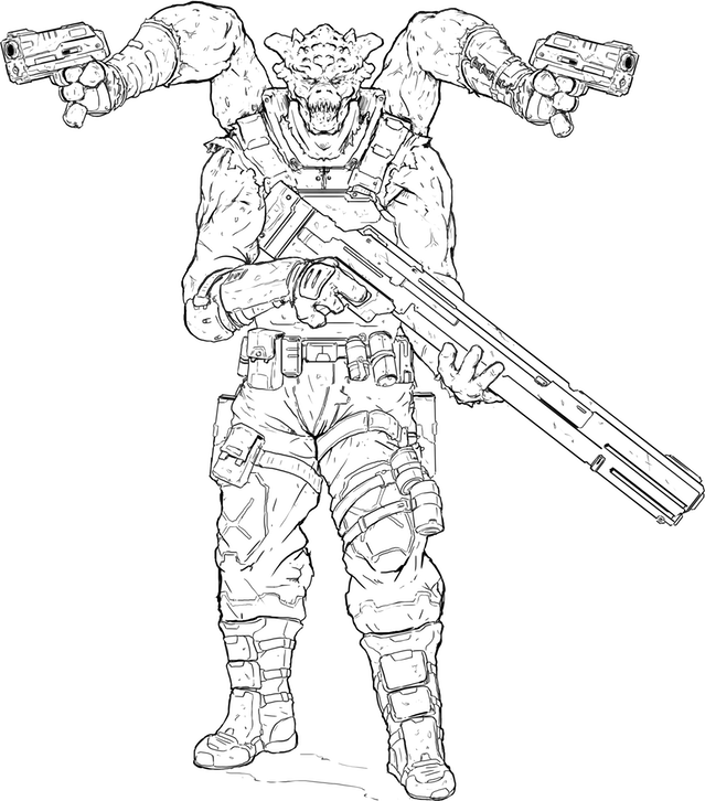 Explosives Objective & Hund The Bounty Hunter Locked - Science Fiction (639x726), Png Download