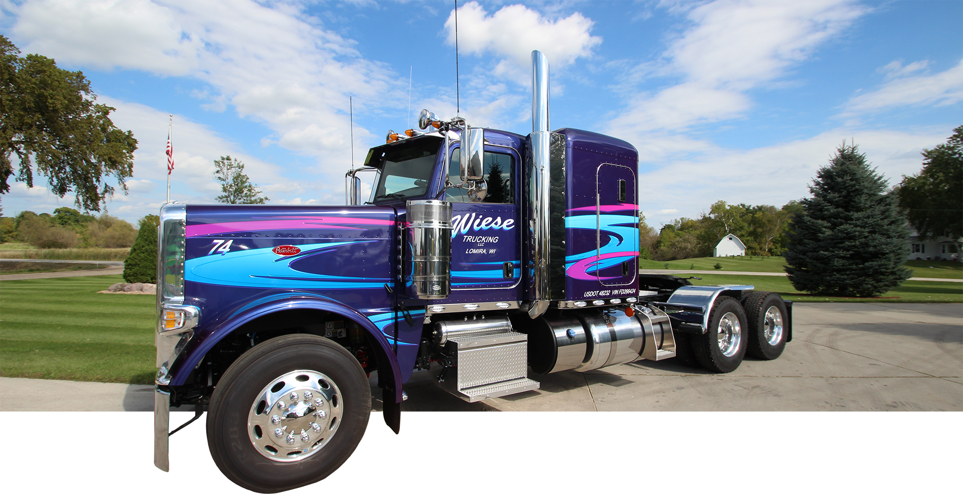 Car Wraps - Truck Wraps - Van Wraps - Trailer Wraps - Truck Custom Stripes Design (1920x985), Png Download