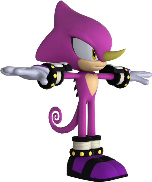Download Zip Archive - Espio The Chameleon (750x650), Png Download