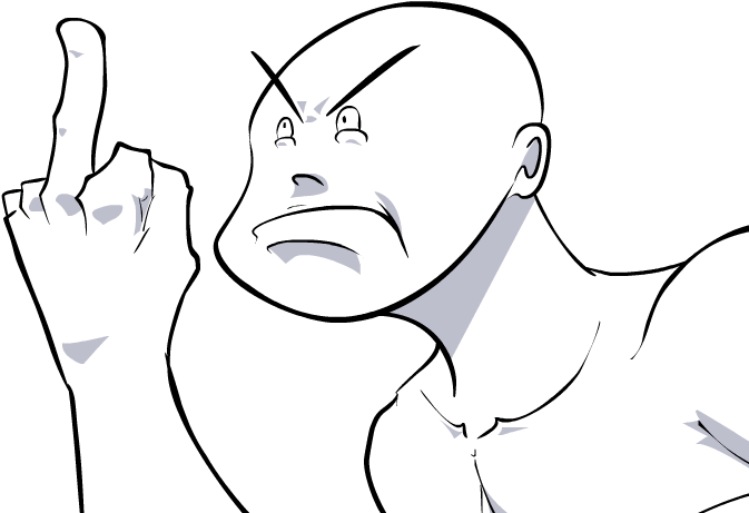 Ermahgerd 9fag Thumbs Down Faggit Ragrgargegraegr - Fuk You Png (720x480), Png Download