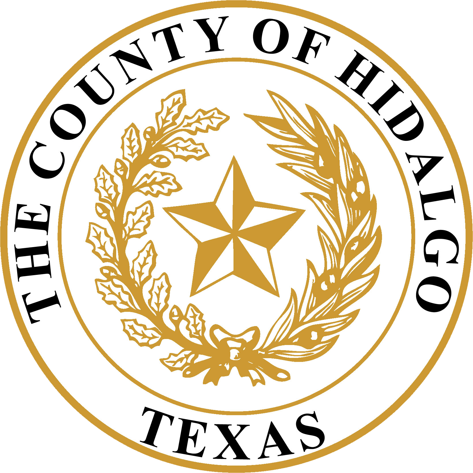 Seal Of Hidalgo County, Texas - Hidalgo County Logo (1653x1652), Png Download
