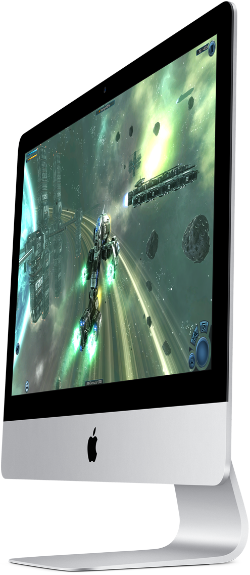 Below You Will Be Able To Download The Full Size Image - Apple Imac - 21.5" Led - Core I5 1.4 Ghz - 8 Gb Ram (495x1137), Png Download