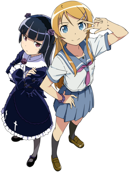 Kawaii Monogatari Id On Twitter - Oreimo Png (600x741), Png Download