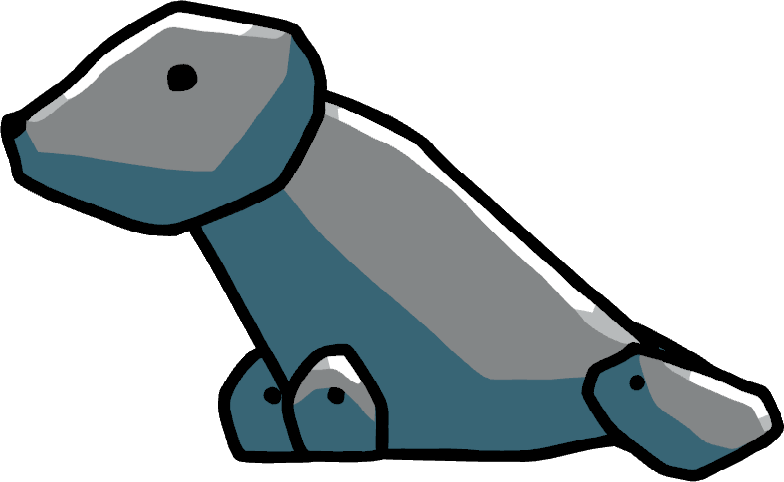 Seal - Elephant Seal Scribblenauts (784x482), Png Download