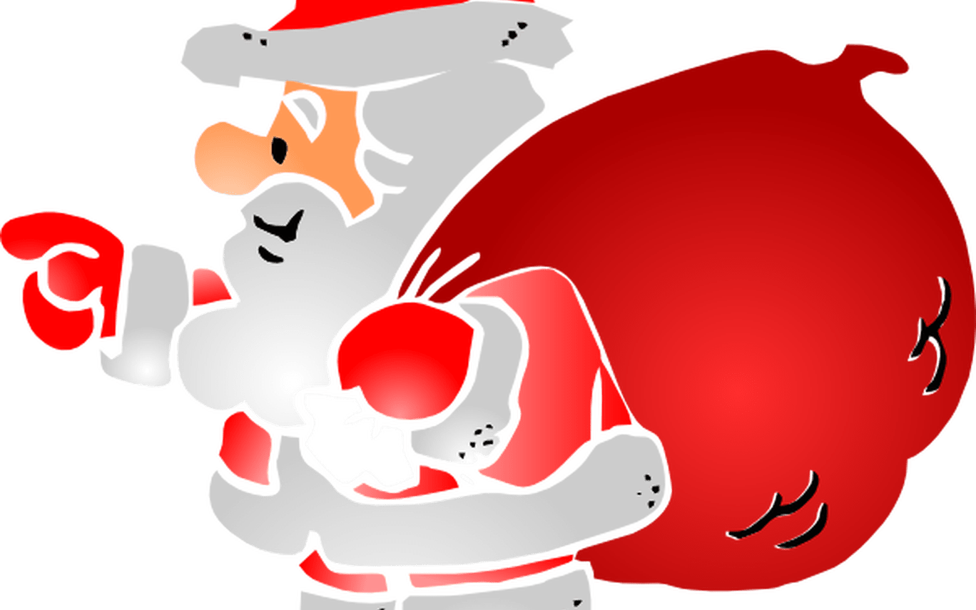 Santa Clip Art At Clkercom Vector Clip Art Online, - Secret Santa Clip Art (1368x855), Png Download