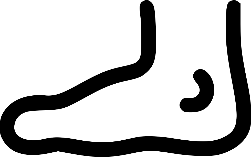 Png File Svg - Foot (980x614), Png Download