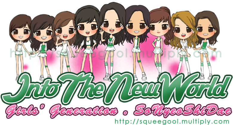 Snsd - Snsd Into The New World Fan Art (800x462), Png Download