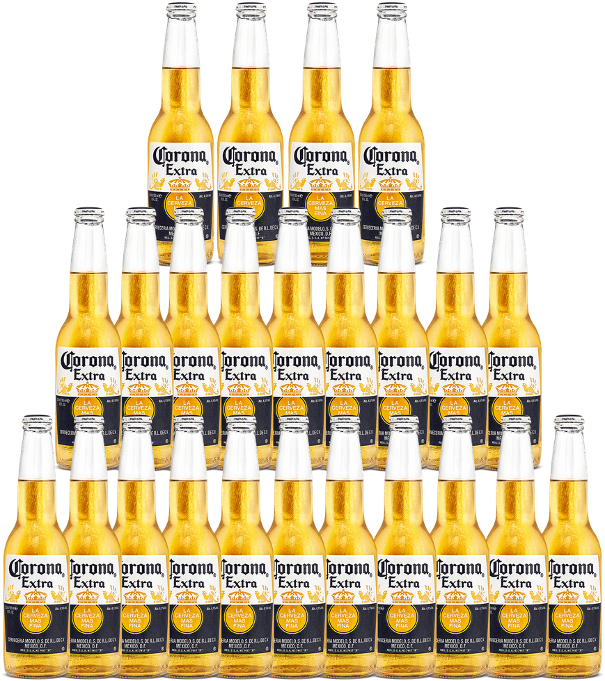 Corona 24 Pack - Liqueur (1000x1000), Png Download