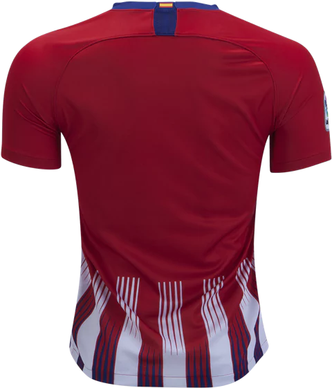 Atletico Madrid 2018/2019 Home Shirt Jersey Football (514x600), Png Download