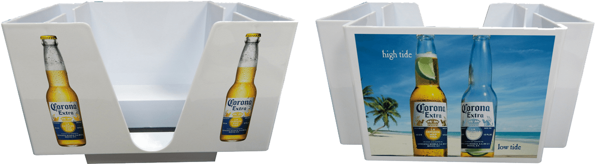 Want To Get Your Ads On Top This Is A Great Way Of - Napkin Caddy - White Quantity(10) (1200x449), Png Download