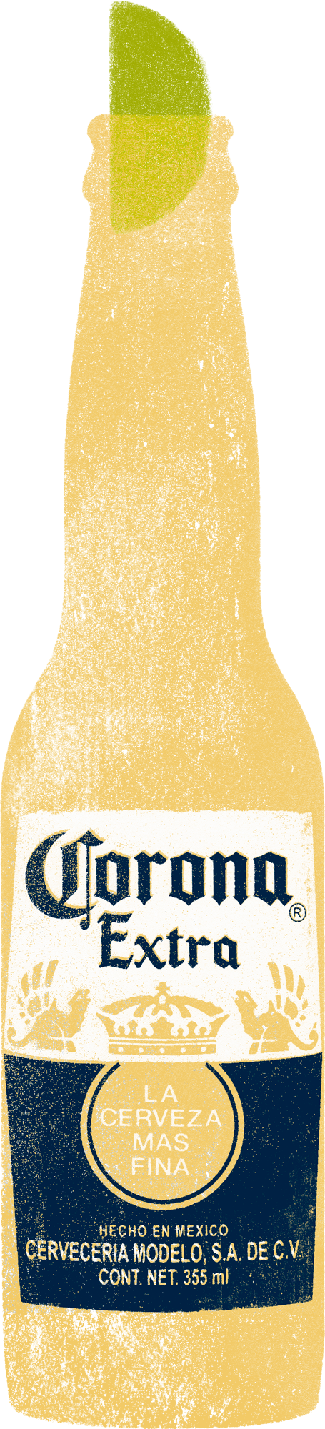 Corona Newsletter - Corona Yellow Cotton Extra-jumbo Blanket Beach Towel (455x2000), Png Download