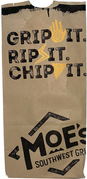 Moe's Utsw Ez Tear Chip Bag (750x750), Png Download