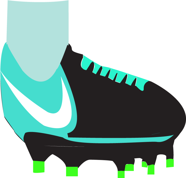 The Theme Of My Emojis Are Soccer - Soccer Cleat (864x864), Png Download