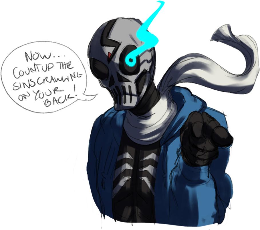 Now Aci Undertale Kamen Rider Skull Fictional Character - Undertale (1000x831), Png Download