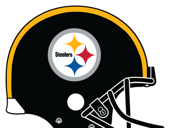 Steelers-helmet - Utah State Football Helmet (824x464), Png Download