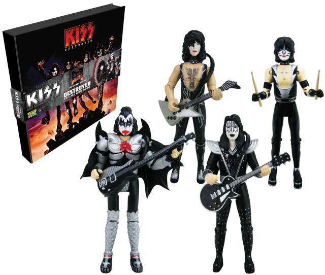 Destroyer Collectable Action Figures - Kiss Bif Bang Pow Figures (640x542), Png Download