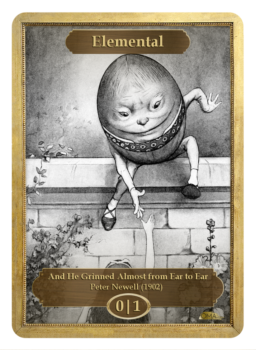 Elemental Token By Peter Newell (822x1122), Png Download