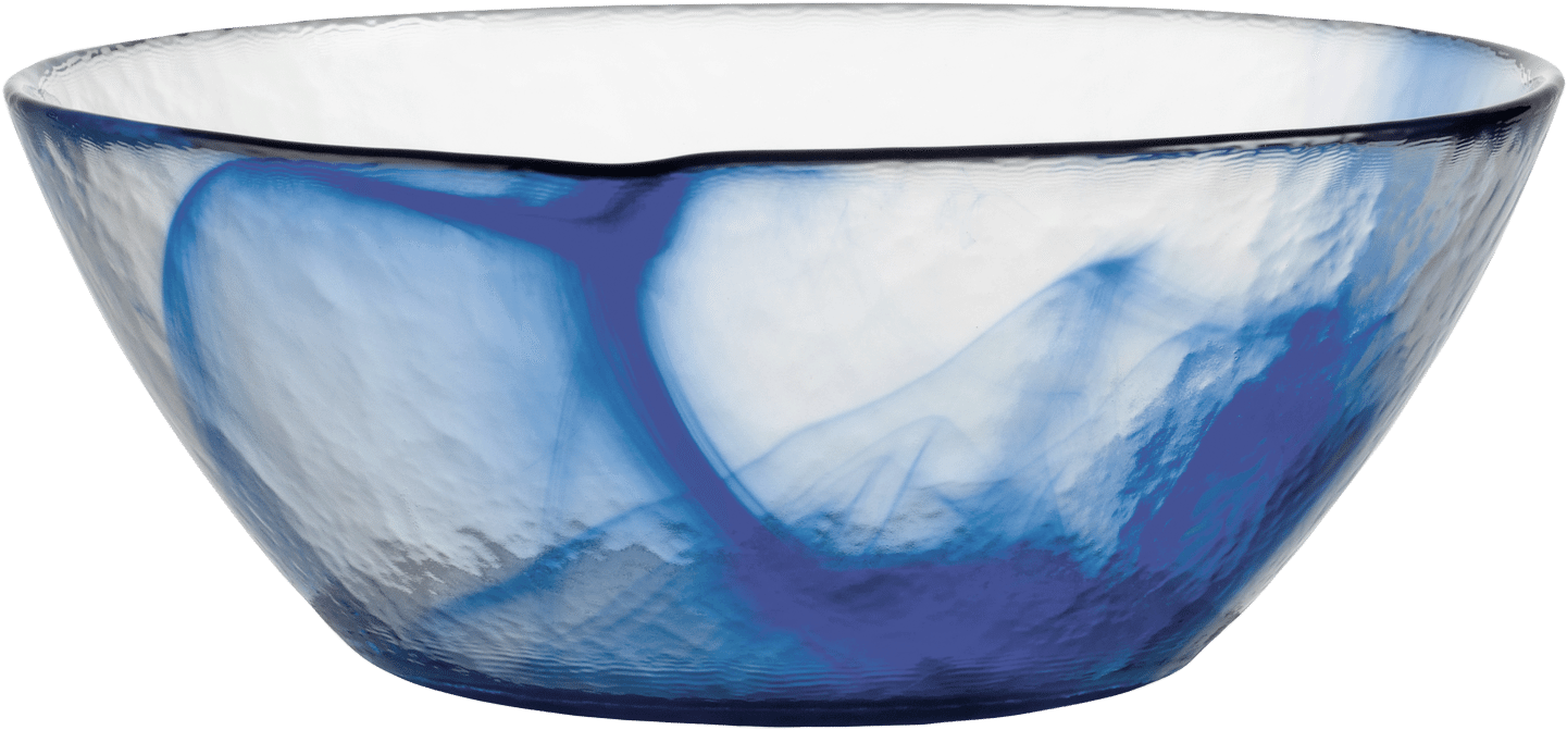Bormioli Rocco Murano Glass Salad And Soup Bowls, Blue, (1600x1600), Png Download