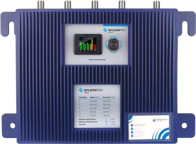 Wilsonpro 4000 Enterprise Signal Booster For Voice, - Wilson Pro 4000 (650x650), Png Download