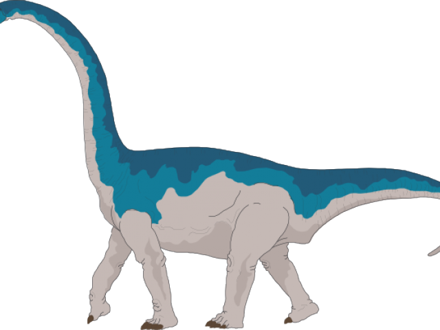 Dinosaurs Clipart Public Domain - Brachiosaurus Clipart (640x480), Png Download