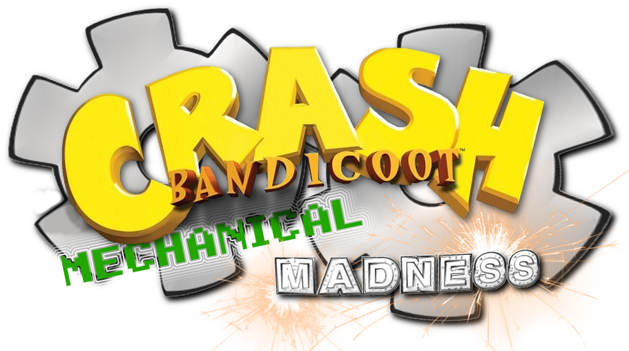 Crash Bandicoot Mechanical Madness - Crash Bandicoot Font Psd (911x508), Png Download